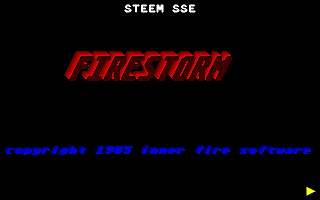 Firestorm atari screenshot